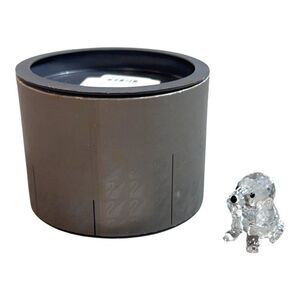 Swarovski Silver Crystal Sitting Beagle Puppy Dog 158418 w/ Box MIB Hunting Gift
